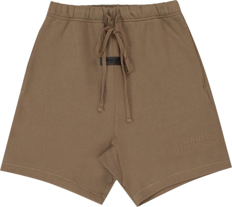 Шорты Fear of God Essentials Shorts 'Wood', коричневый — фото 2