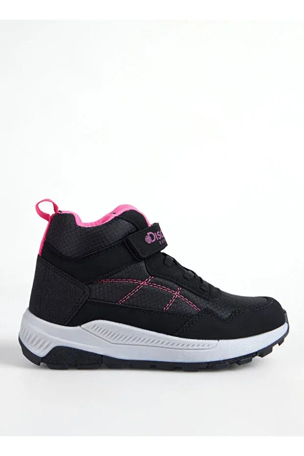 Детские ботинки для девочек с рисунком Discovery Expedition, Pink - Black