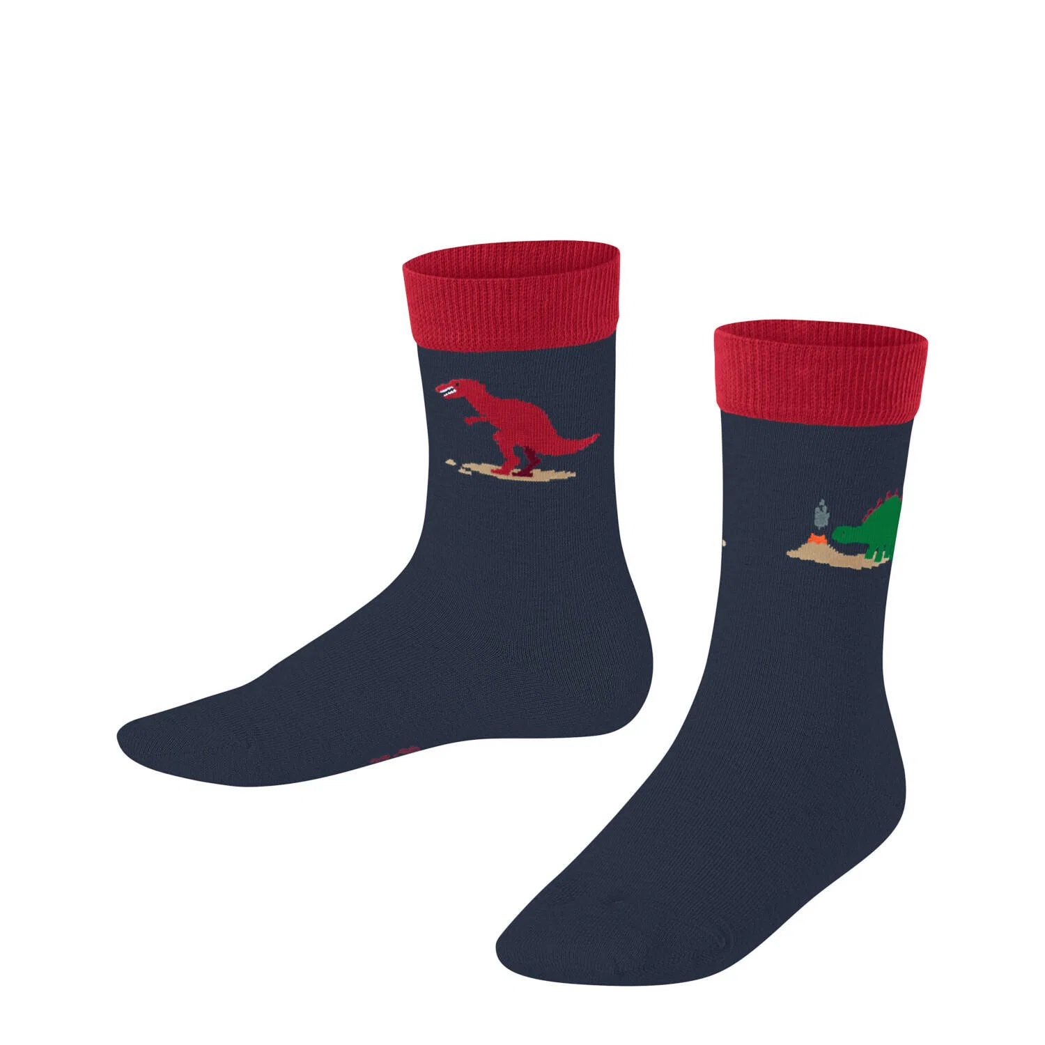 Детские носки с принтом Dinosaurs Falke, Dunkelblau