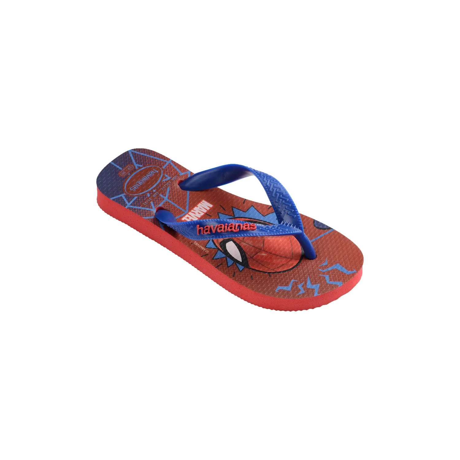 Шлепанцы детские с принтом Marvel II Havaianas, красный — фото 2