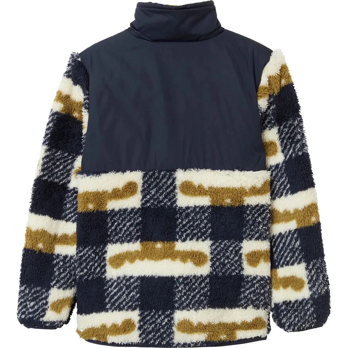 Детская флисовая куртка с водоотталкивающей пропиткой Champ 1/2-zip midlayer Helly Hansen, Navy Aop — фото 4