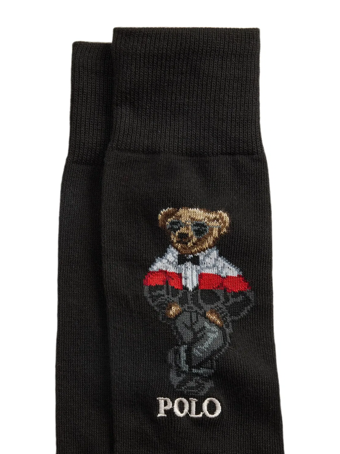 Носки Polo Bear в клетку тартан (комплект) Polo Ralph Lauren, черный — фото 2