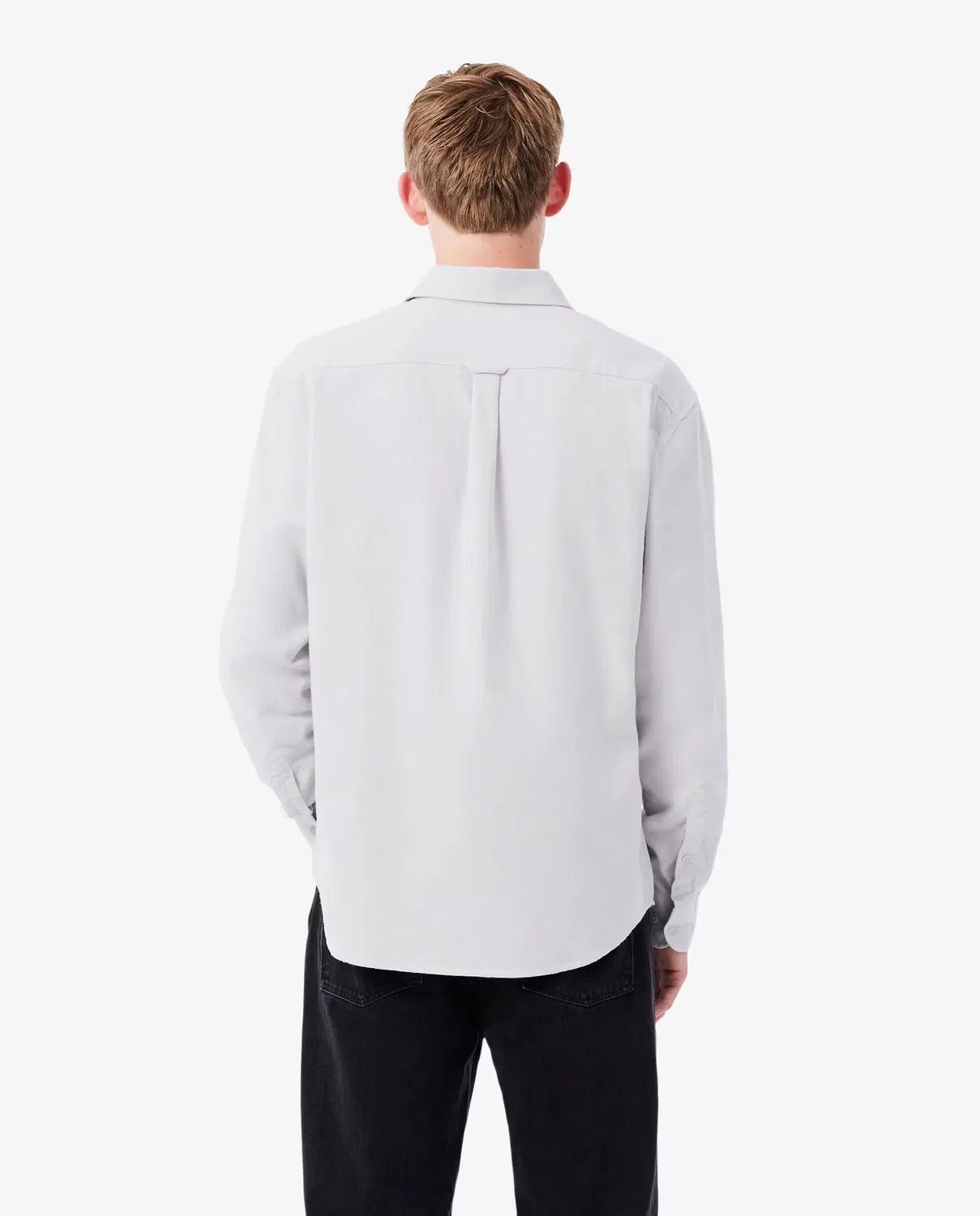 Мужская рубашка с длинным рукавом Lacoste, Gris — фото 2