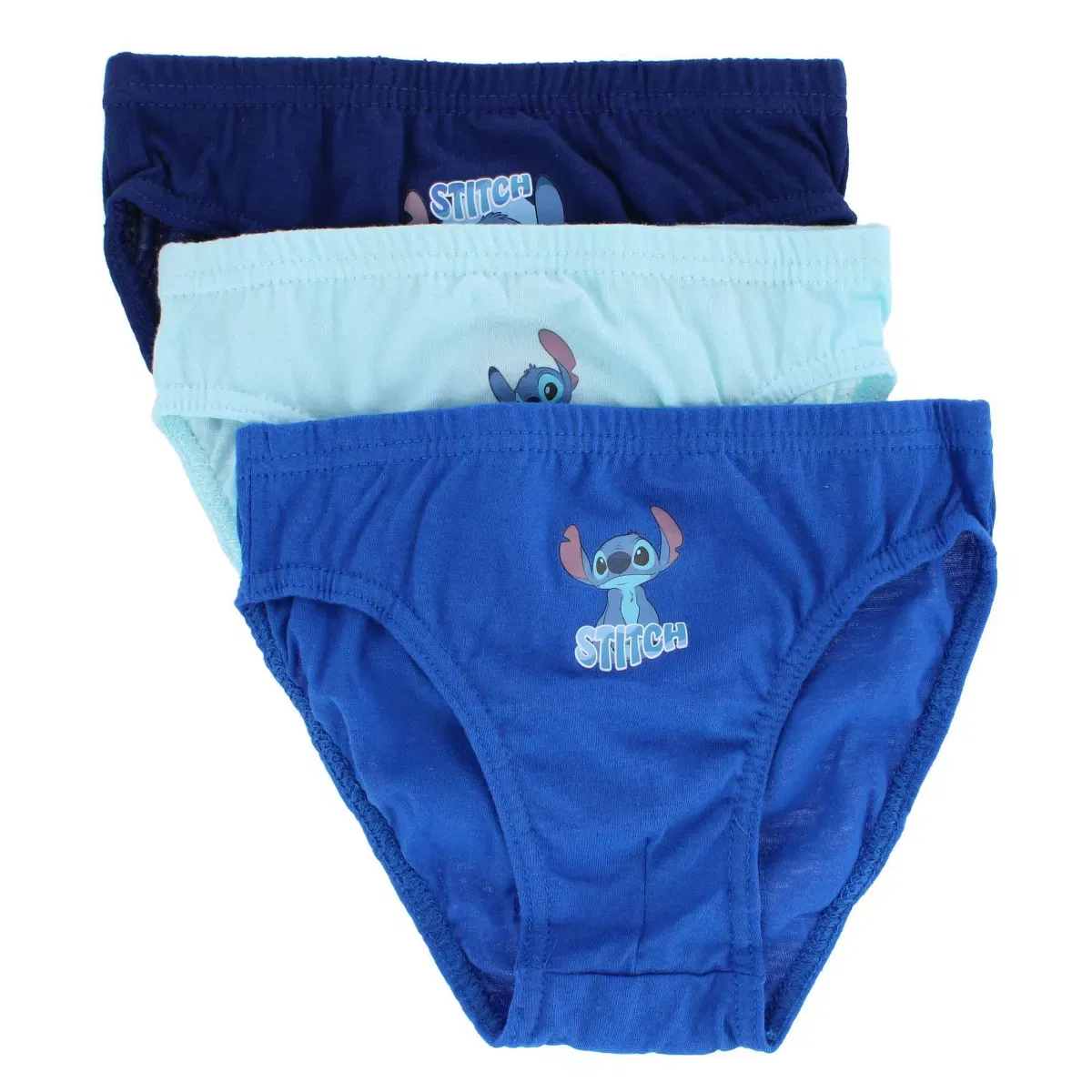 Детское белье для мальчиков с принтом Lilo & Stitch Briefs (3 Pack) Textiel Trade, Blue