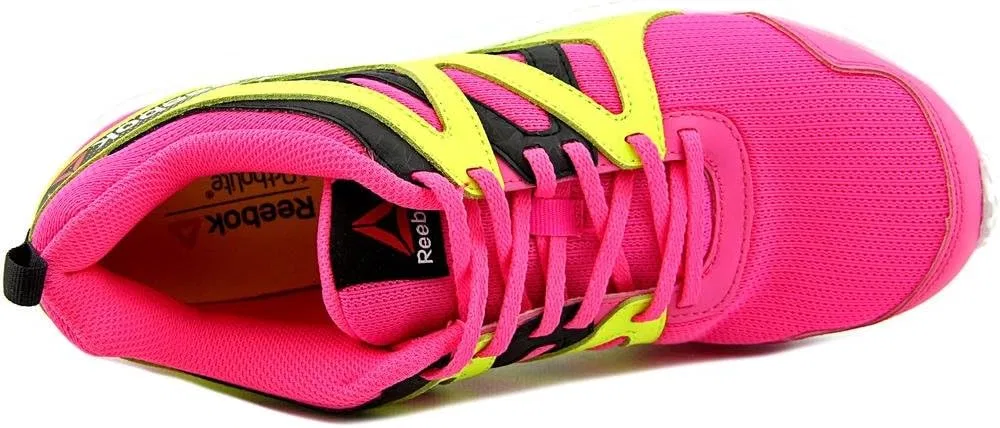 Детские кроссовки для бега Run Supreme 2.0 Reebok, Solar Pink/Black/Solar Yellow — фото 3