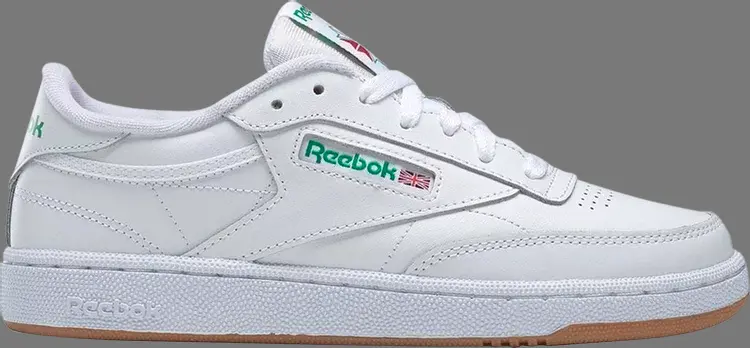 

Кроссовки wmns club c 85 'white green gum' Reebok, белый