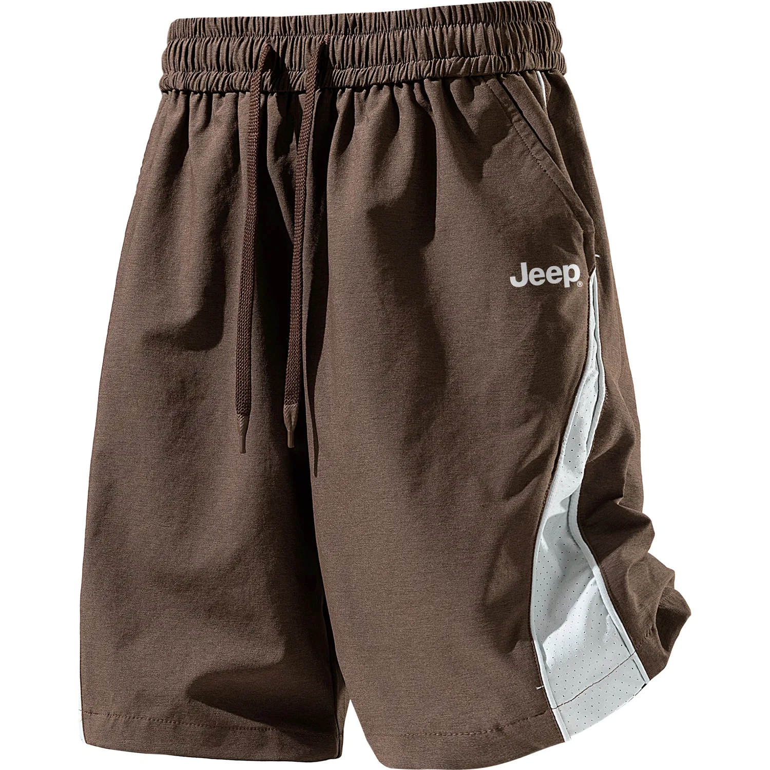 Детские шорты для мальчиков и девочек с принтом Jeep Horseback Riding Casual Collection, Jeep, розово-кофейный