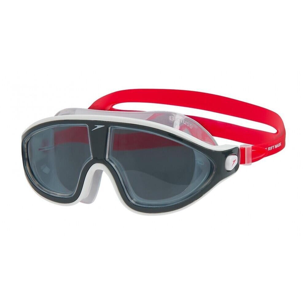 

Маска очки для плавания унисекс speedo biofuse rift mask v2, красный / серый