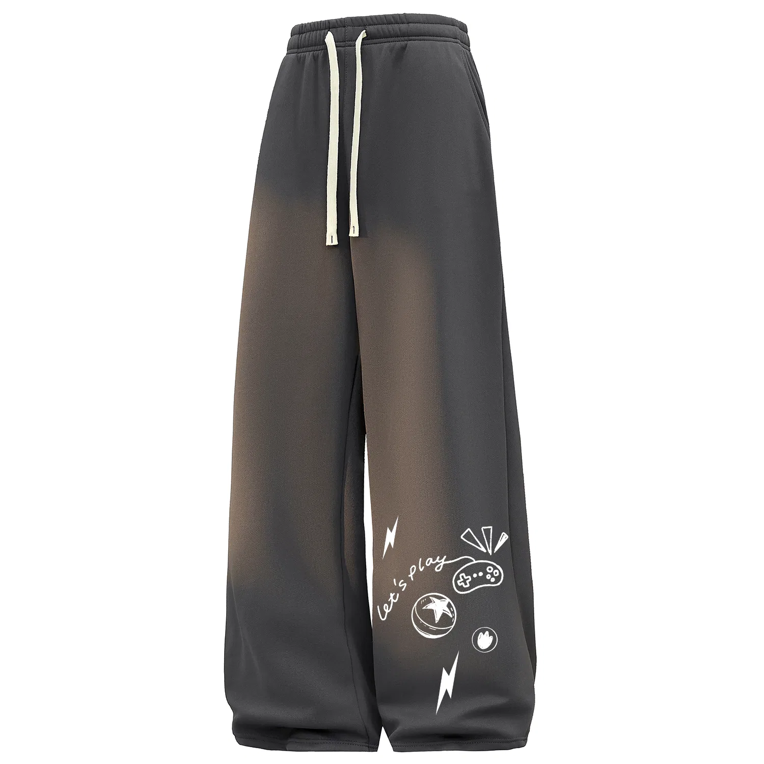 Детские спортивные штаны утепленные Disney Unisex Thin Straight Fit Pants, Dark Gray