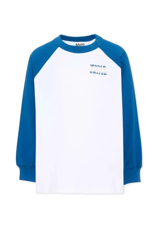 Футболка с принтом Long Sleeved Top Molo, белый