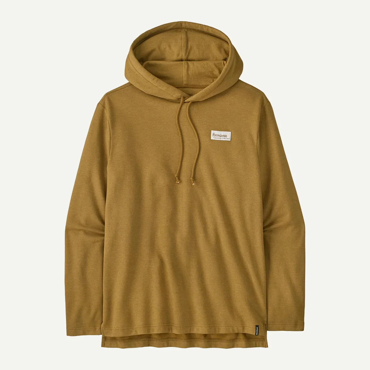 Мужское худи легкое с принтом Wildrise Hoodie Patagonia, Bobcat Brown — фото 3