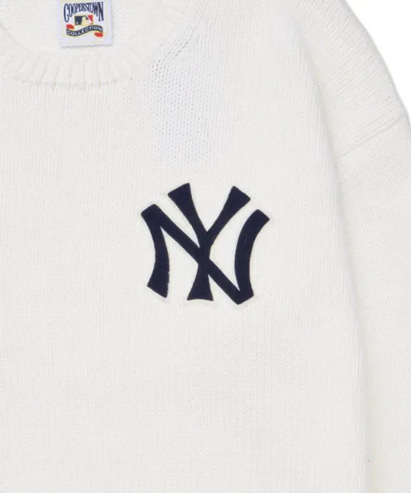 Свитер Polo Ralph Lauren Yankees, белый — фото 4