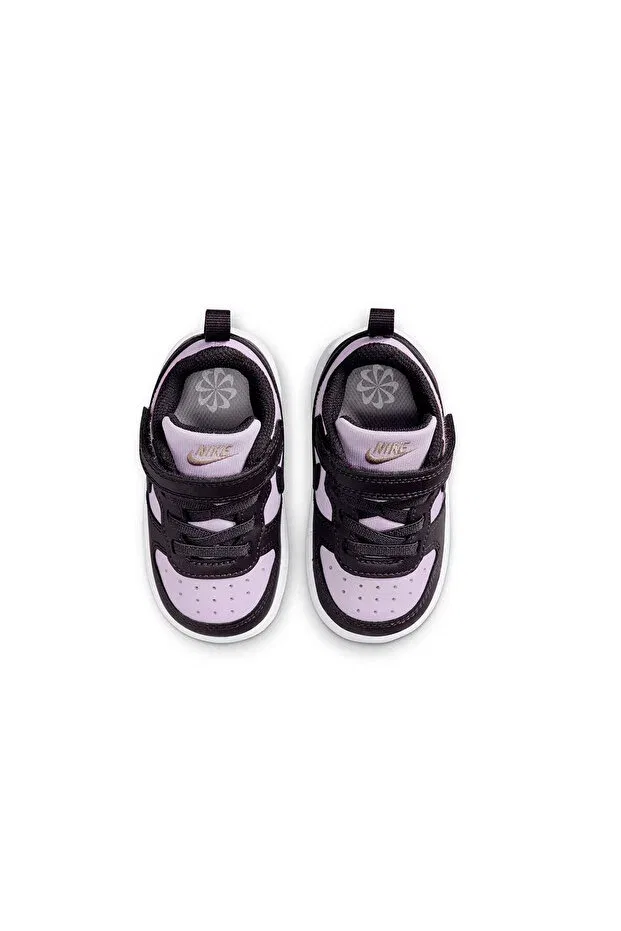 Детские кроссовки для девочек с принтом Glam Nike, Black/Pink — фото 4