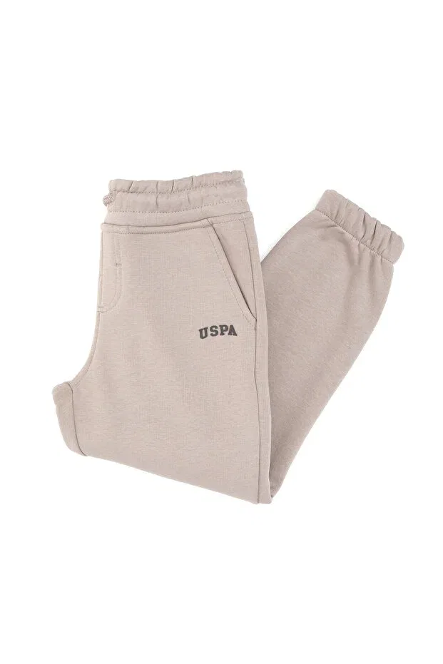 Детские спортивные штаны для мальчиков с принтом U.S. Polo Assn., Stone — фото 2