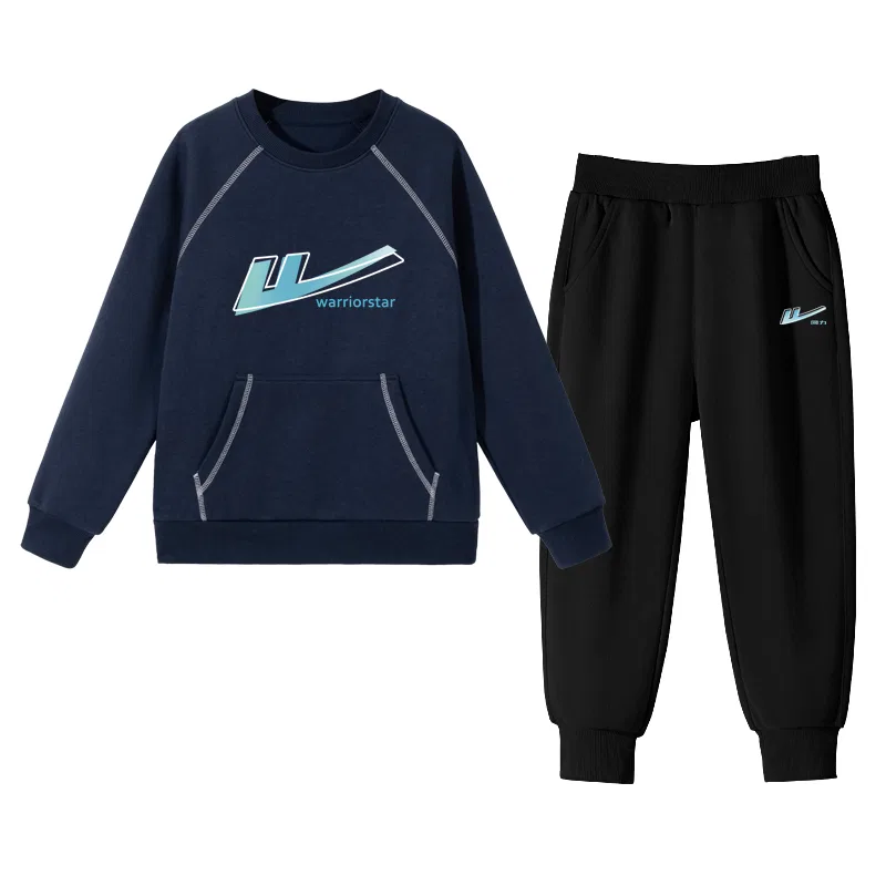 Детский спортивный комплект с градиентным принтом Navy Blue/H Gradient Pattern-Black/H Gradient Blue K WARRIOR