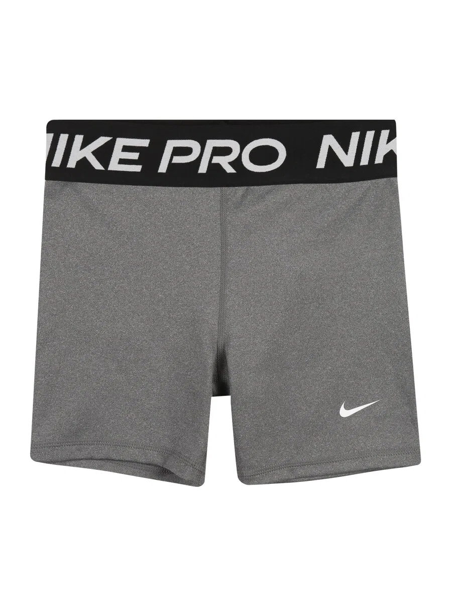Узкие спортивные брюки NIKE 'Nike Pro' в серо-пятнистом цвете