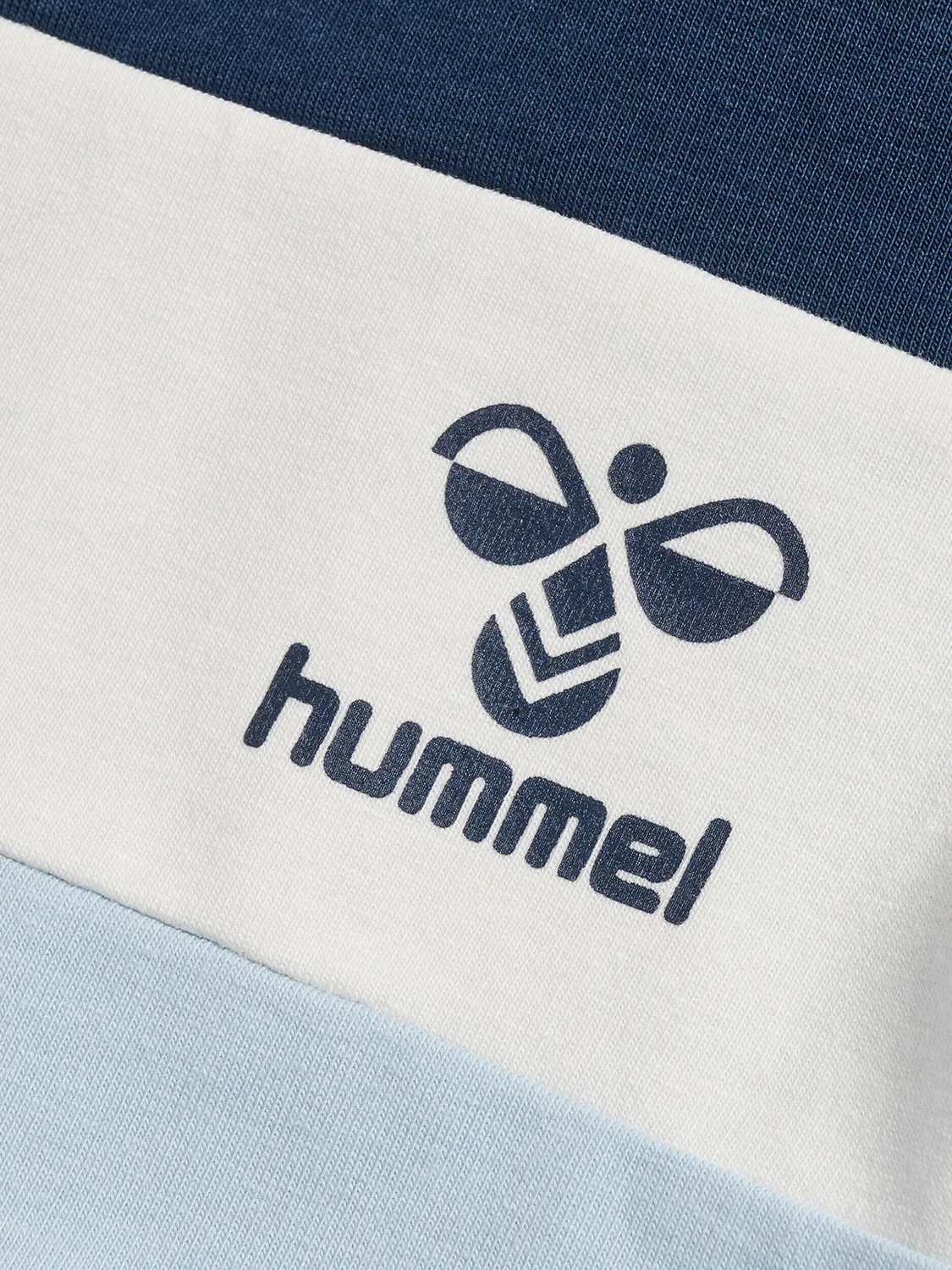 Детский хлопковый боди-комбинезон Hmlazur Lifestyle Hummel, Blau Navyblau Gletscherblau — фото 3