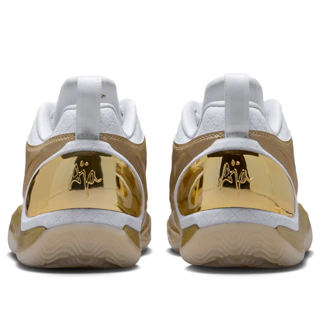 Детские кроссовки для баскетбола с низким верхом A'Two Gold Standard Nike, золотистый — фото 3