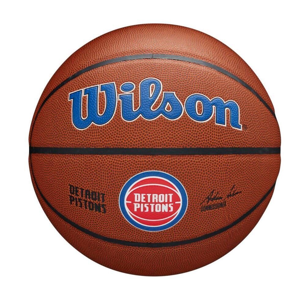 

Баскетбол Детройт Пистонс NBA Team Alliance WILSON, коричневый/коричневый/синий сапфир
