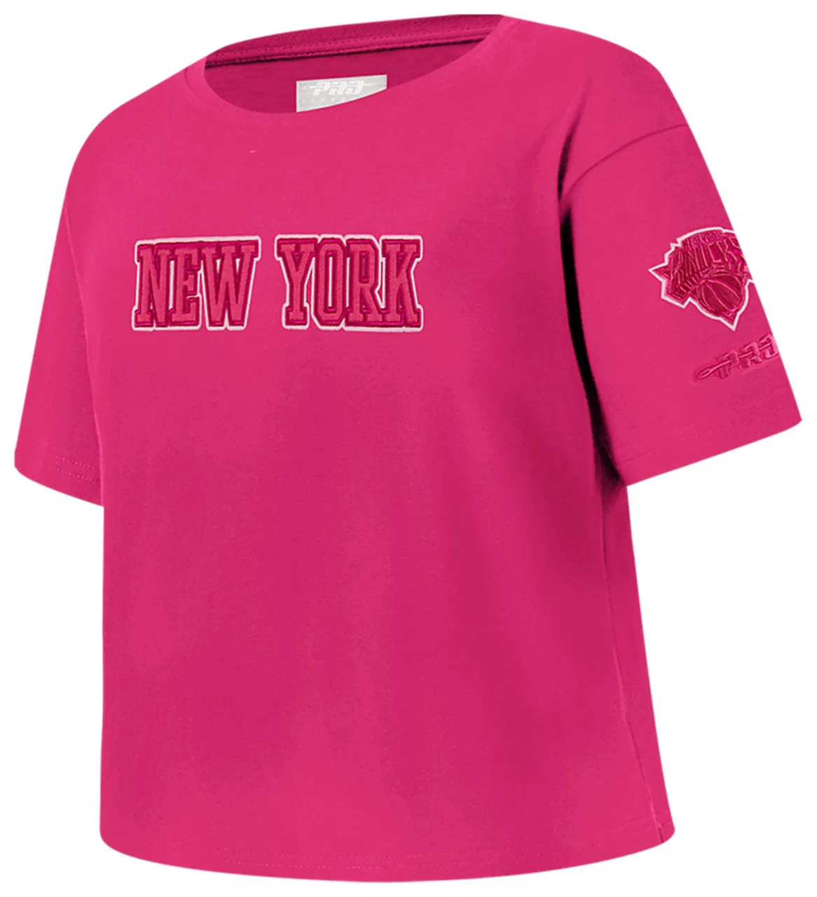 Футболка для девочек Triple Pink Boxy Tee Pro Standard, цвет Beetroot Purple — фото 3