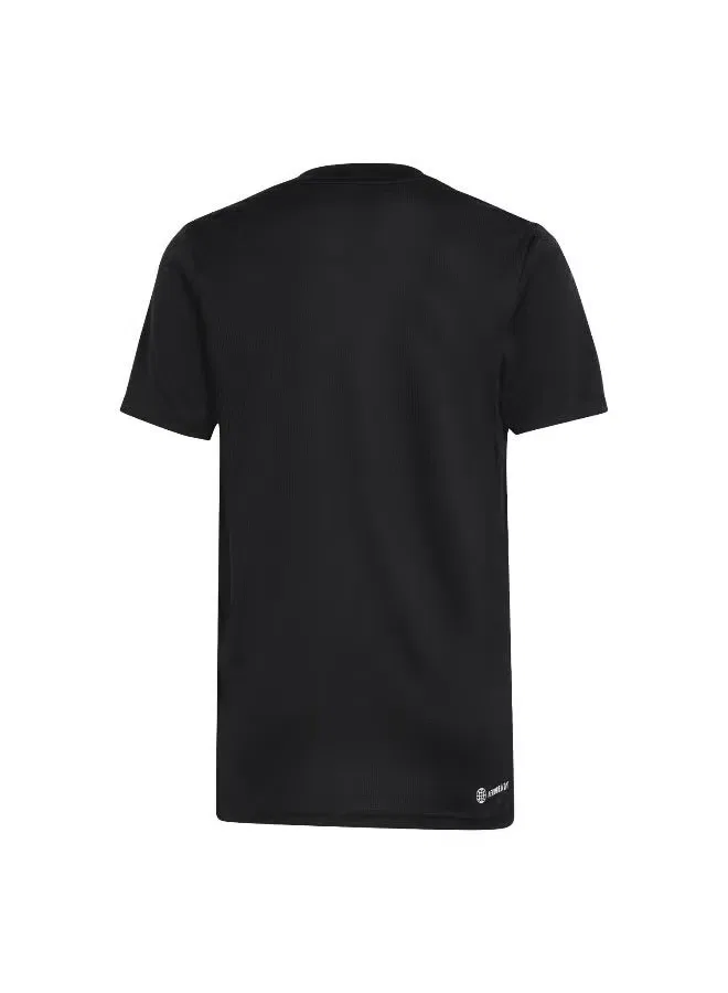 Футболка с логотипом тренировочная Adidas, черный — фото 3