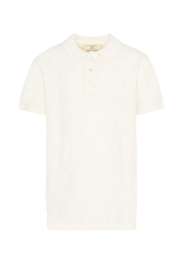 Футболка поло хлопок Polo Tru Trussardi Junior, ivory, слоновая кость