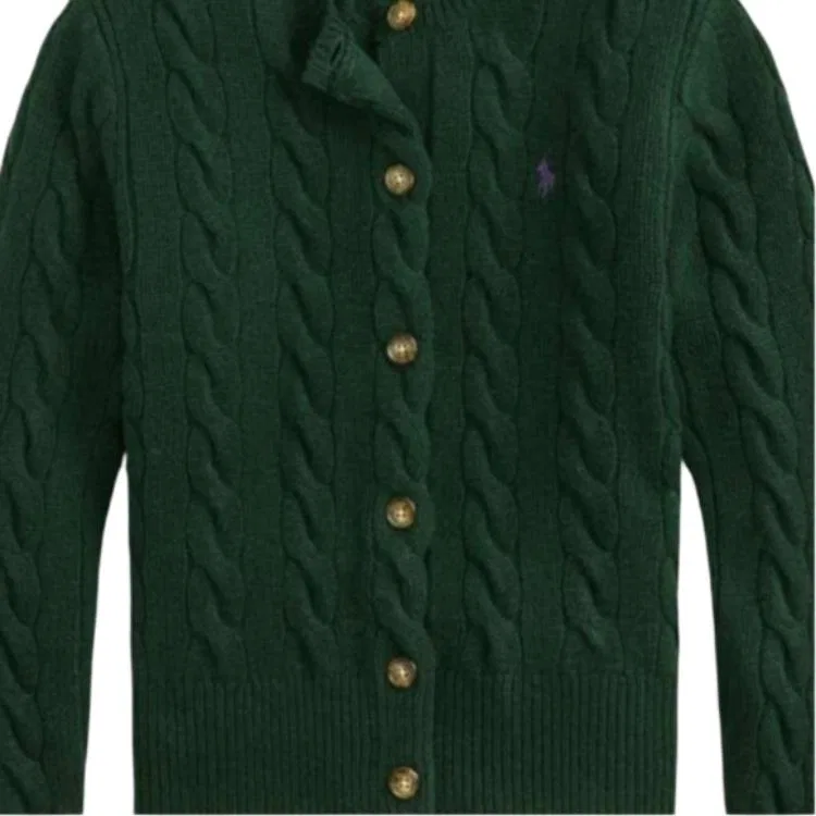 Женский свитер с круглым вырезом Polo Ralph Lauren, Green — фото 3