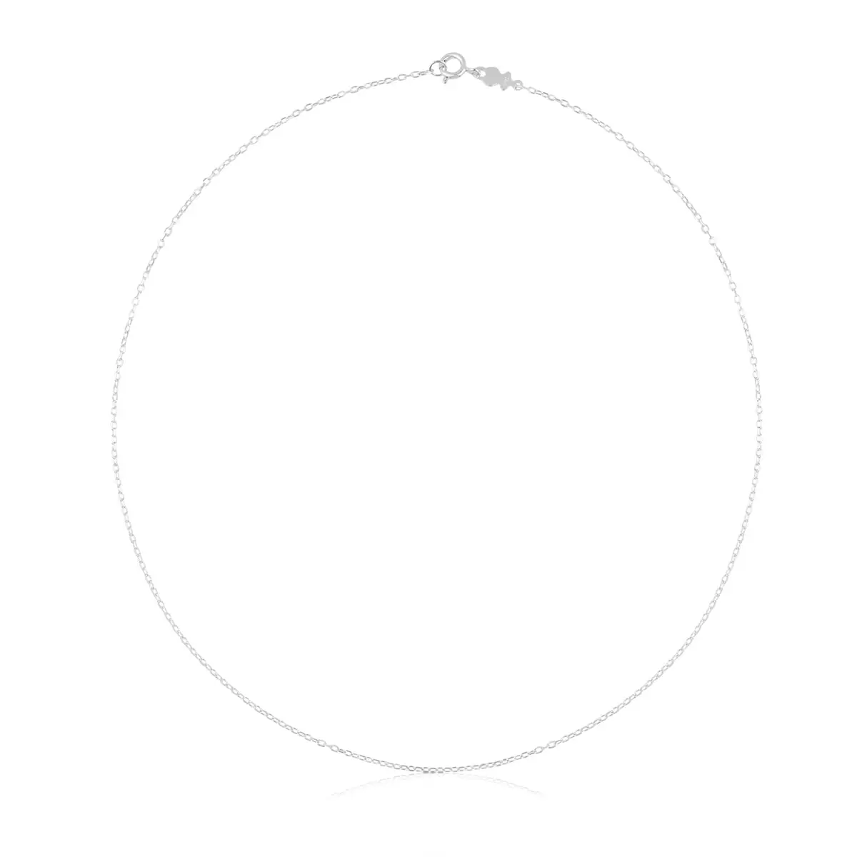 

Колье Tous Chain With Oval Rings Measuring 45 Cm, серебро