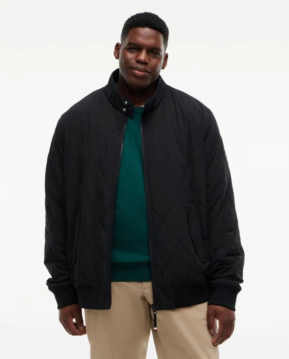 Мужская куртка, Harrington Tallas Grandes, Tommy Hilfiger, черный