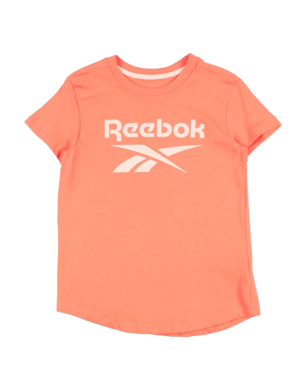 Детская футболка для девочек хлопковая Reebok, оранжевый