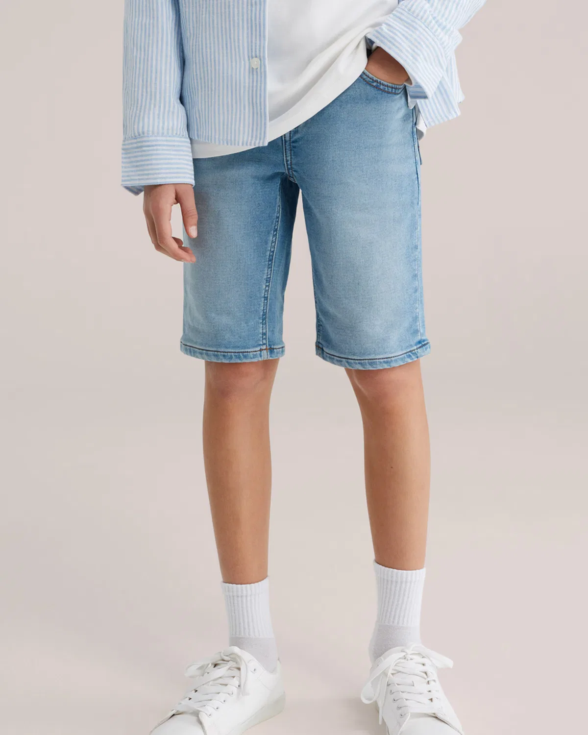 Узкие джинсы We Fashion, Blue Denim — фото 3