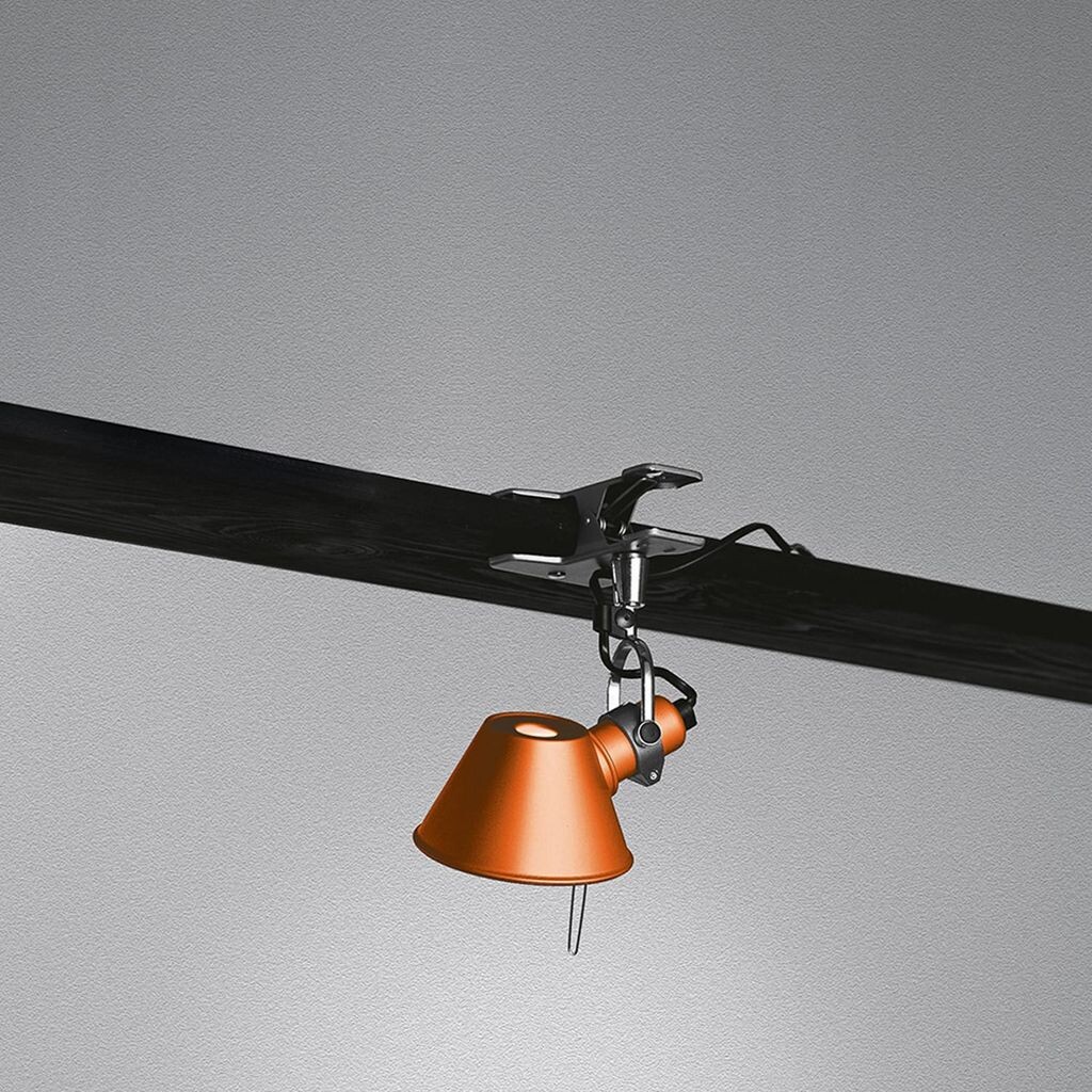 

Настенный светильник Tolomeo Micro с оранжевым зажимом ARTEMIDE, оранжевый