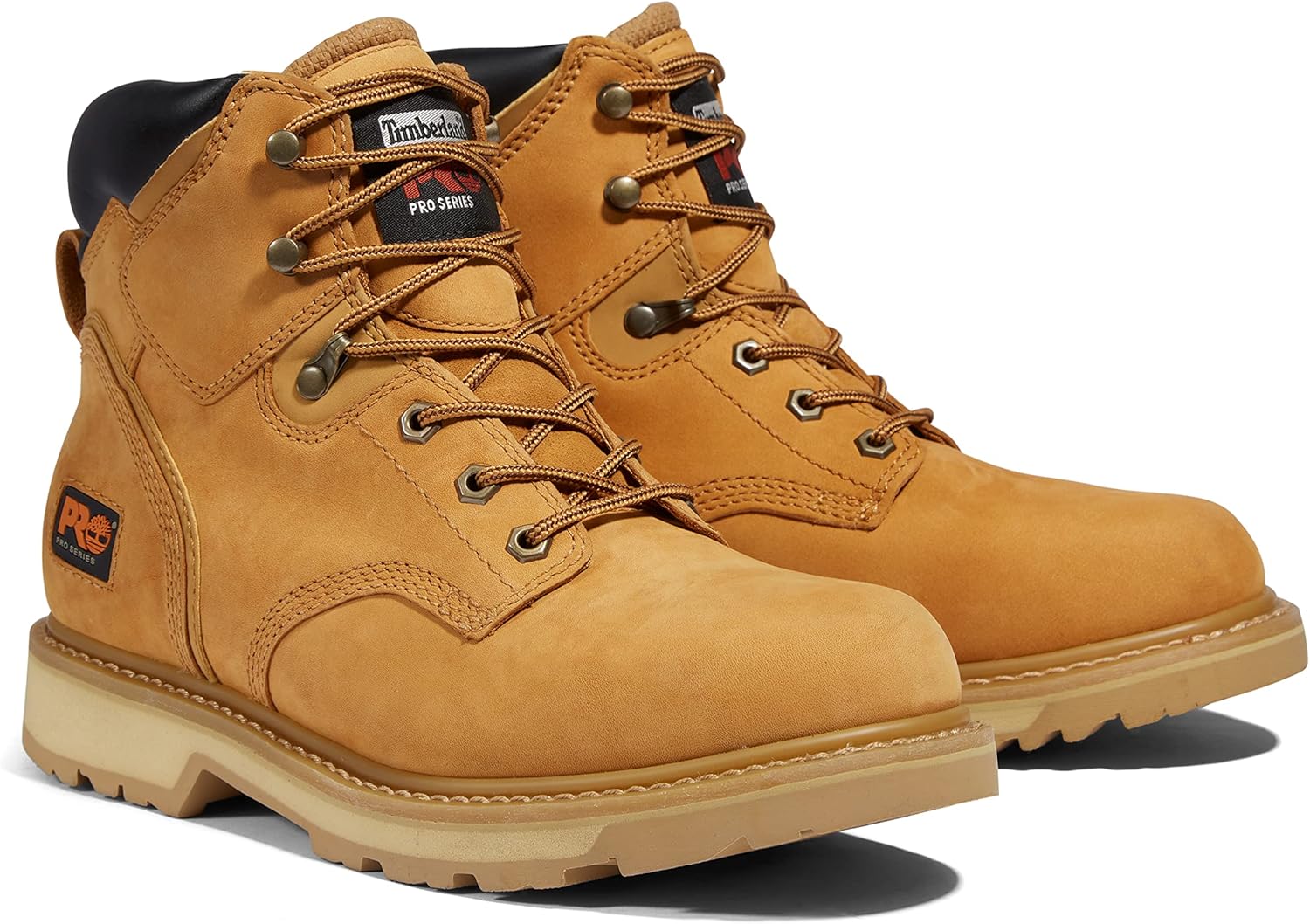 Мужские рабочие ботинки Timberland PRO Pit Boss со стальным носком, цвет пшеничный — фото 2