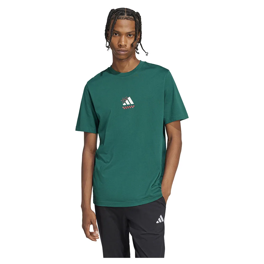 

Футболка с коротким рукавом adidas Lounge Pizza Graphic, зеленый