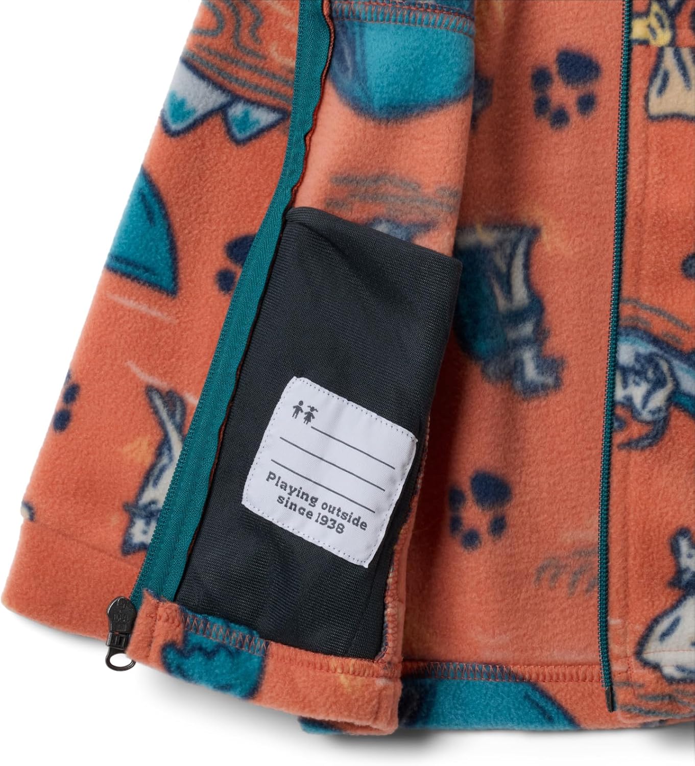 Columbia Youth Boys Zing III Fleece, Tuscan Trail Tails — фото 3