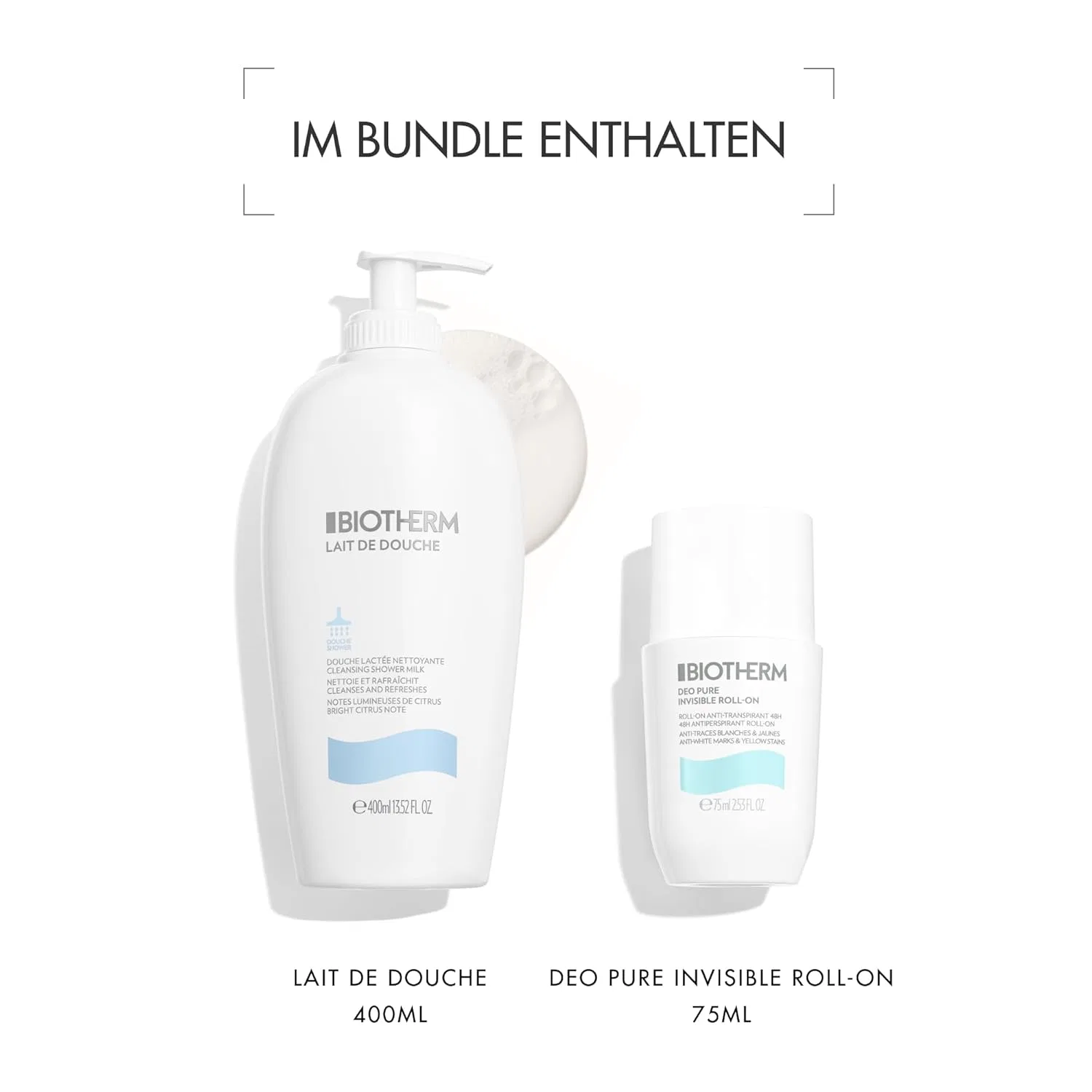 Набор для душа и дезодорант «Lait de Douche + Pure Invisible» от Biotherm Biotherm — фото 2