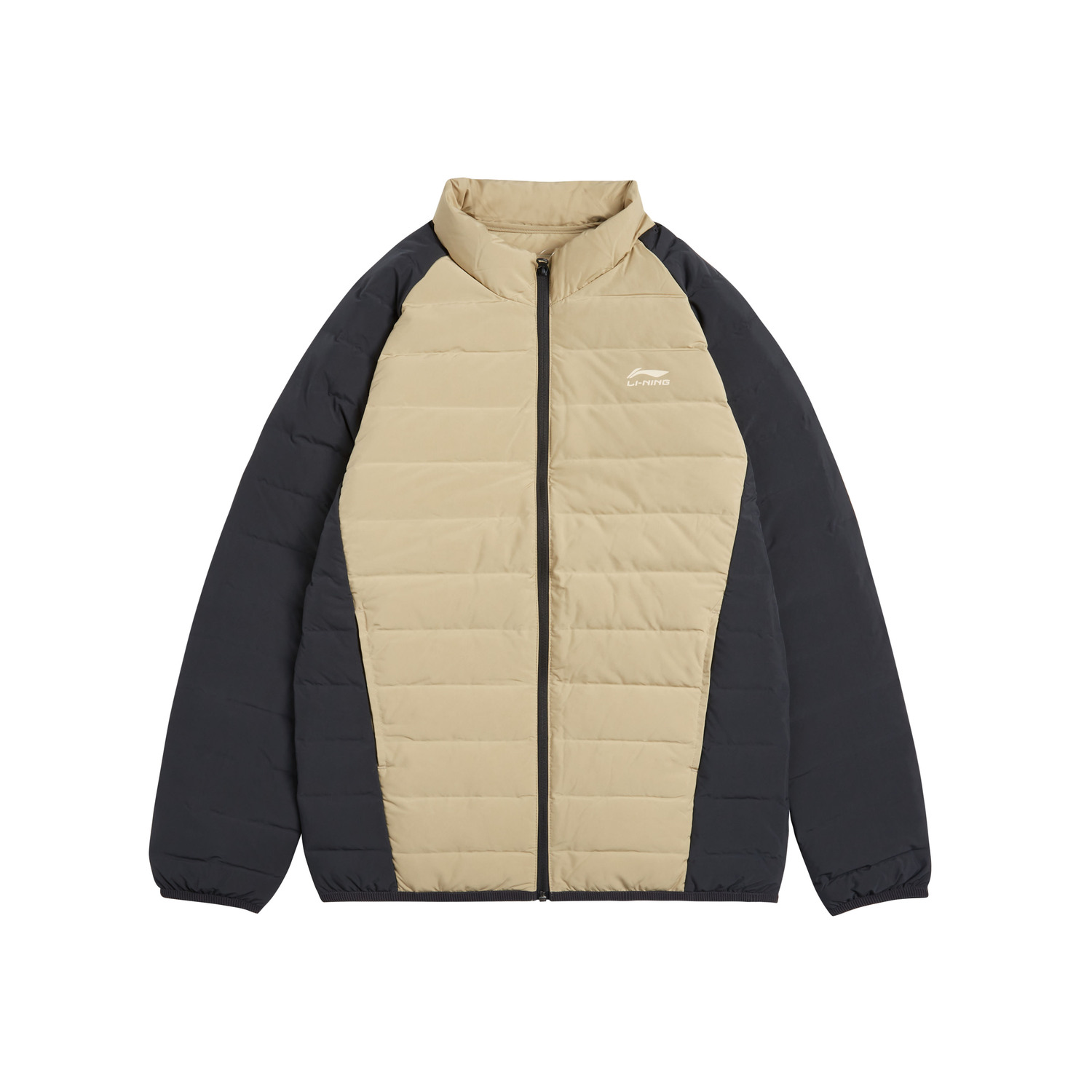 

LINING Унисекс пуховик средний хаки/угольный черный, Medium Khaki/Charcoal Black