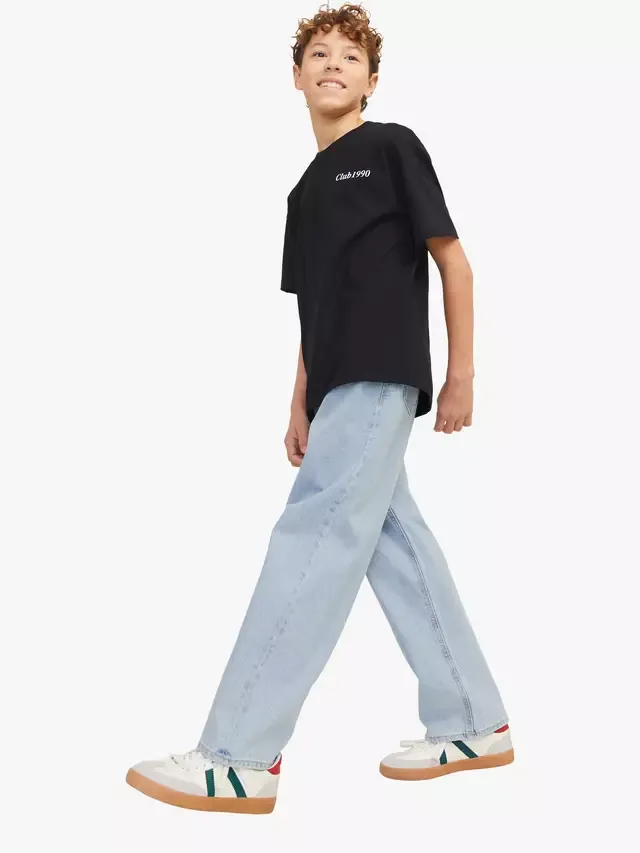 Детские свободные джинсы, синий деним Jack & Jones — фото 3