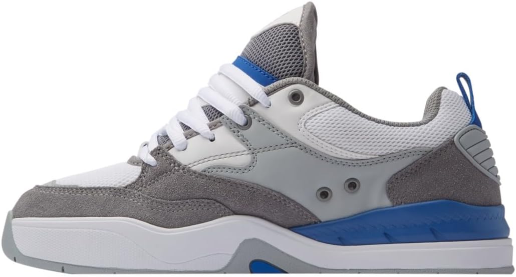 Мужские кроссовки DC Ascend на шнуровке Dc Shoes, белый/черный/серый — фото 3