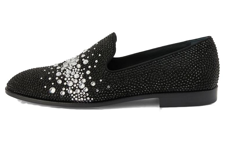 

Лоферы Martinique, украшенные стразами Giuseppe Zanotti, черный