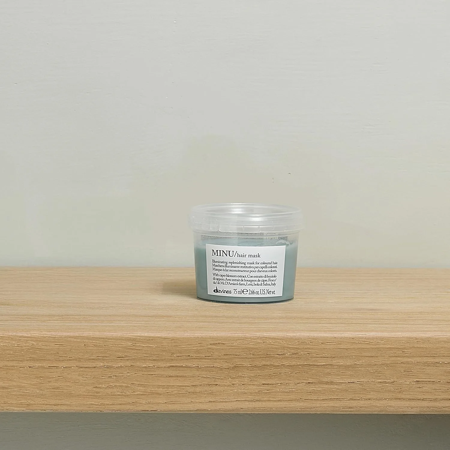 Маска для волос Davines MINU | Питает и осветляет окрашенные волосы | Разглаживает и придает блеск 74 мл (1 шт.) — фото 3