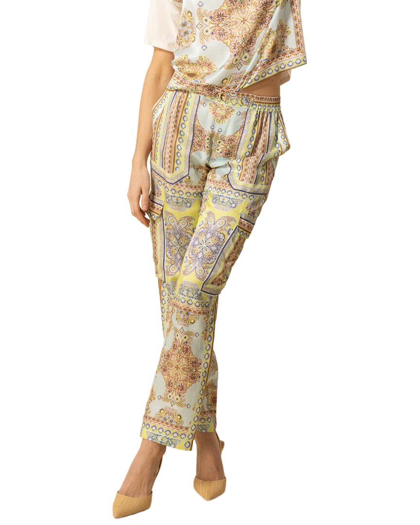 

Брюки Hale Bob Silk-Blend Katie, синий