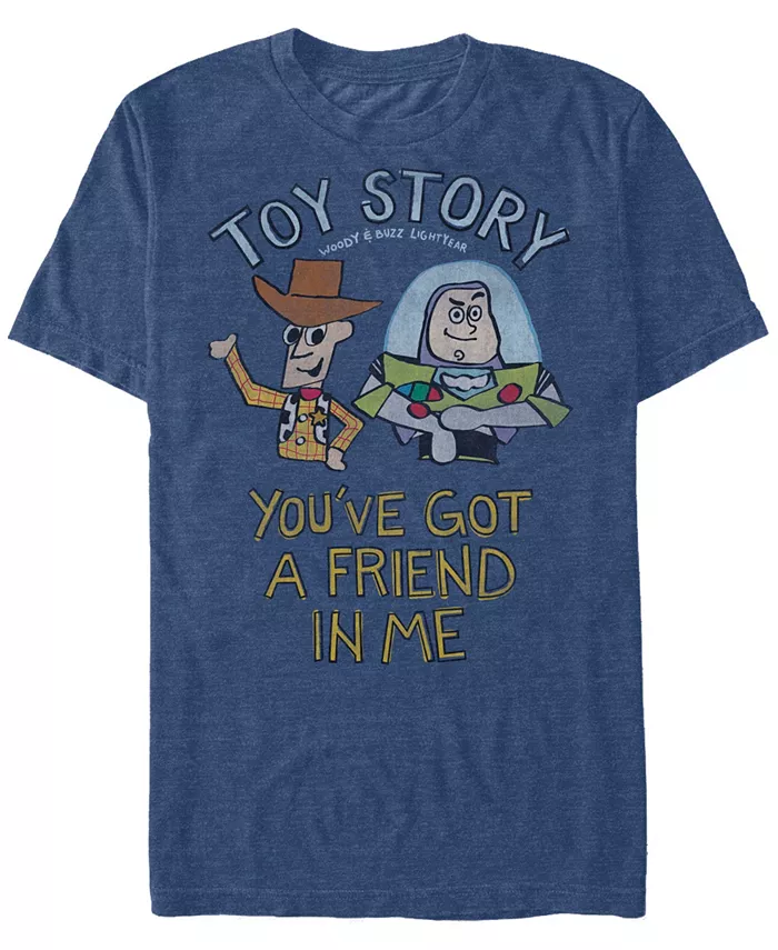 

Футболка с коротким рукавом Disney Pixar "Toy Story You've Got a Friend" для мужчин Fifth Sun, синий