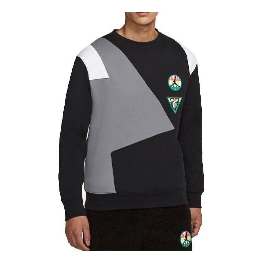 

Толстовка Air Jordan Contrast Warm Basketball Sweater For Men Black, черный