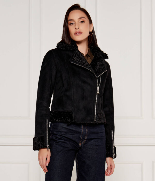 

Двусторонняя куртка Cropped Fit Patrizia Pepe, черный