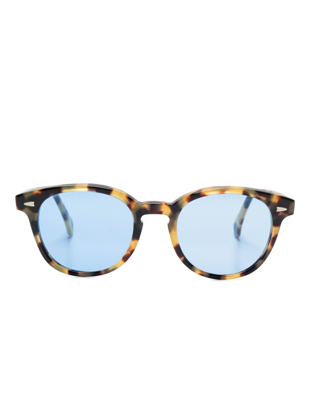 

Круглые солнцезащитные очки в черепаховой оправе Family Affair, коричневый