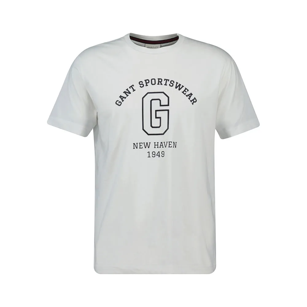 

Футболка с коротким рукавом Gant Graphic 2003310, белый