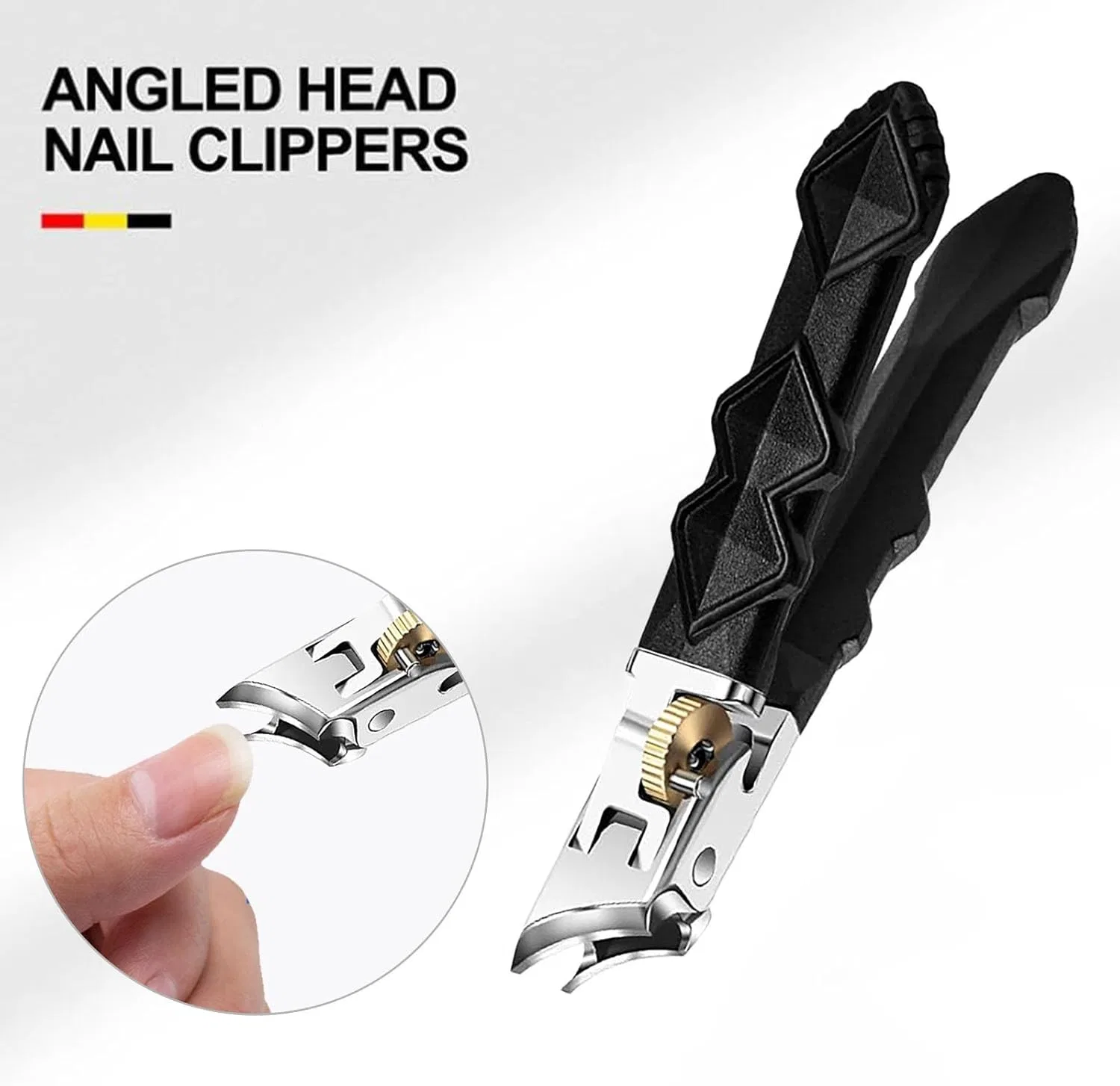 Кусачки для ногтей Solymody Orthoclip с широким раскрытием Generisch, Flat And Oblique — фото 4