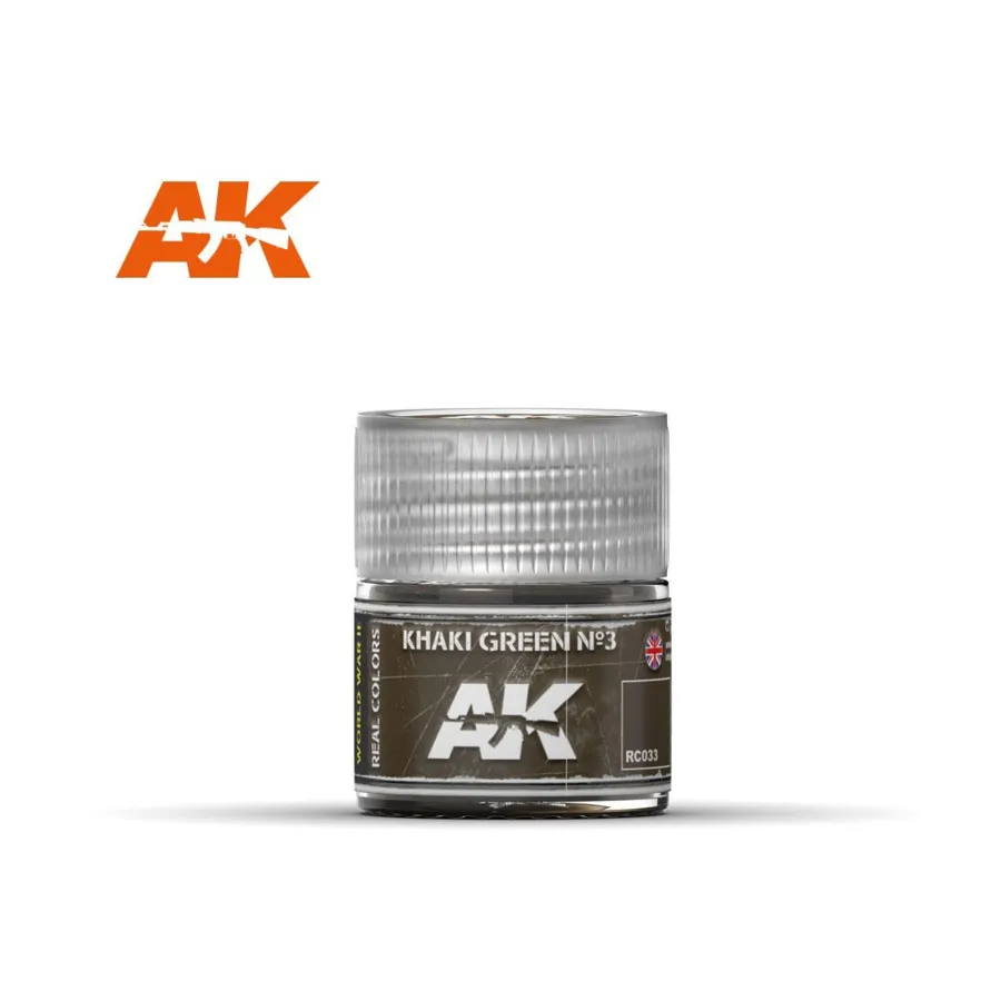 

Хаки-зеленый #3, Paint - Real Color (AK-Interactive)