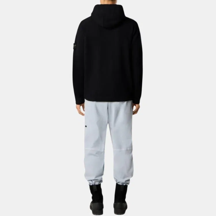 Худи с патчем логотипа STONE ISLAND, Black — фото 4